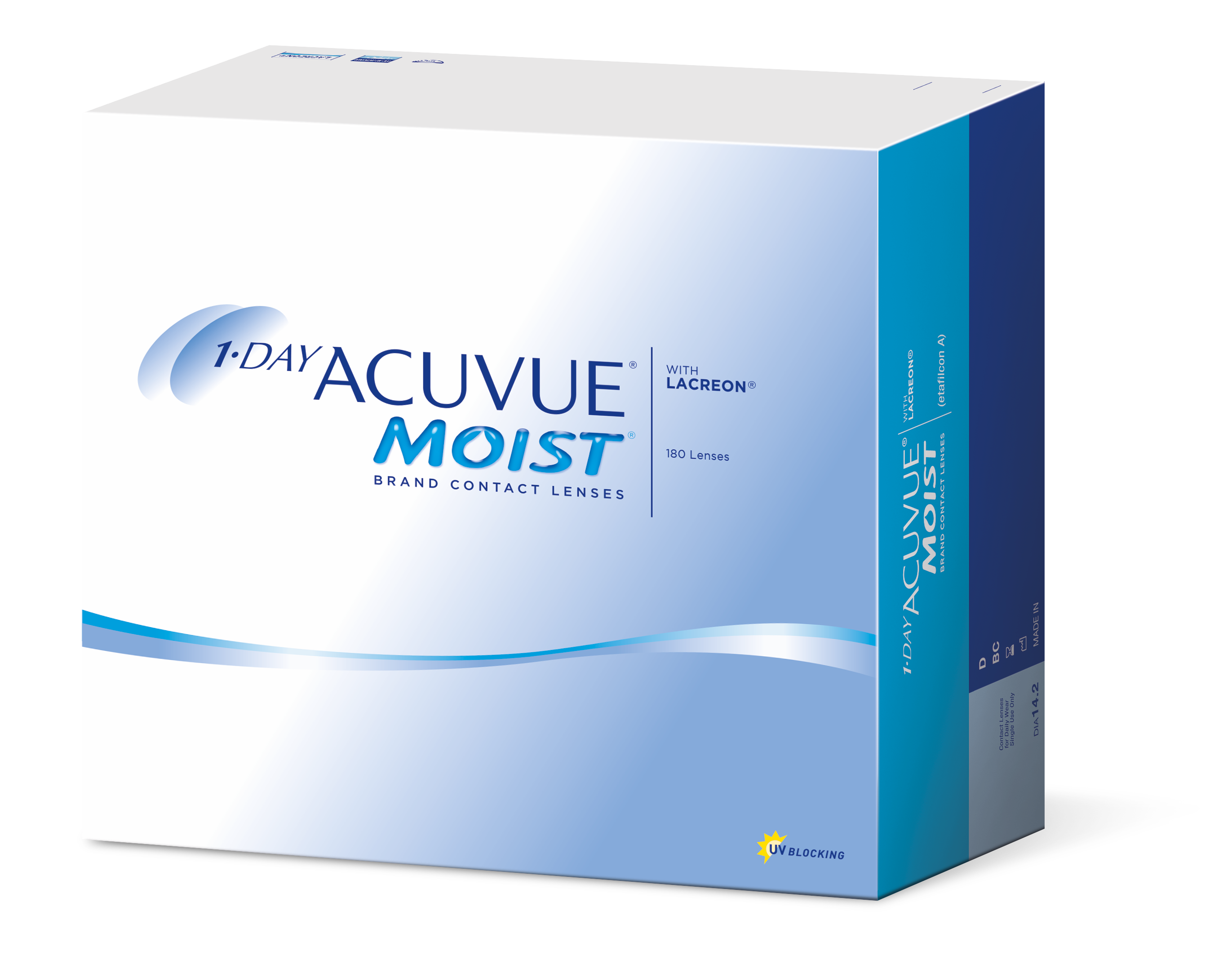 1-Day Acuvue Moist 180pk контактные линзы