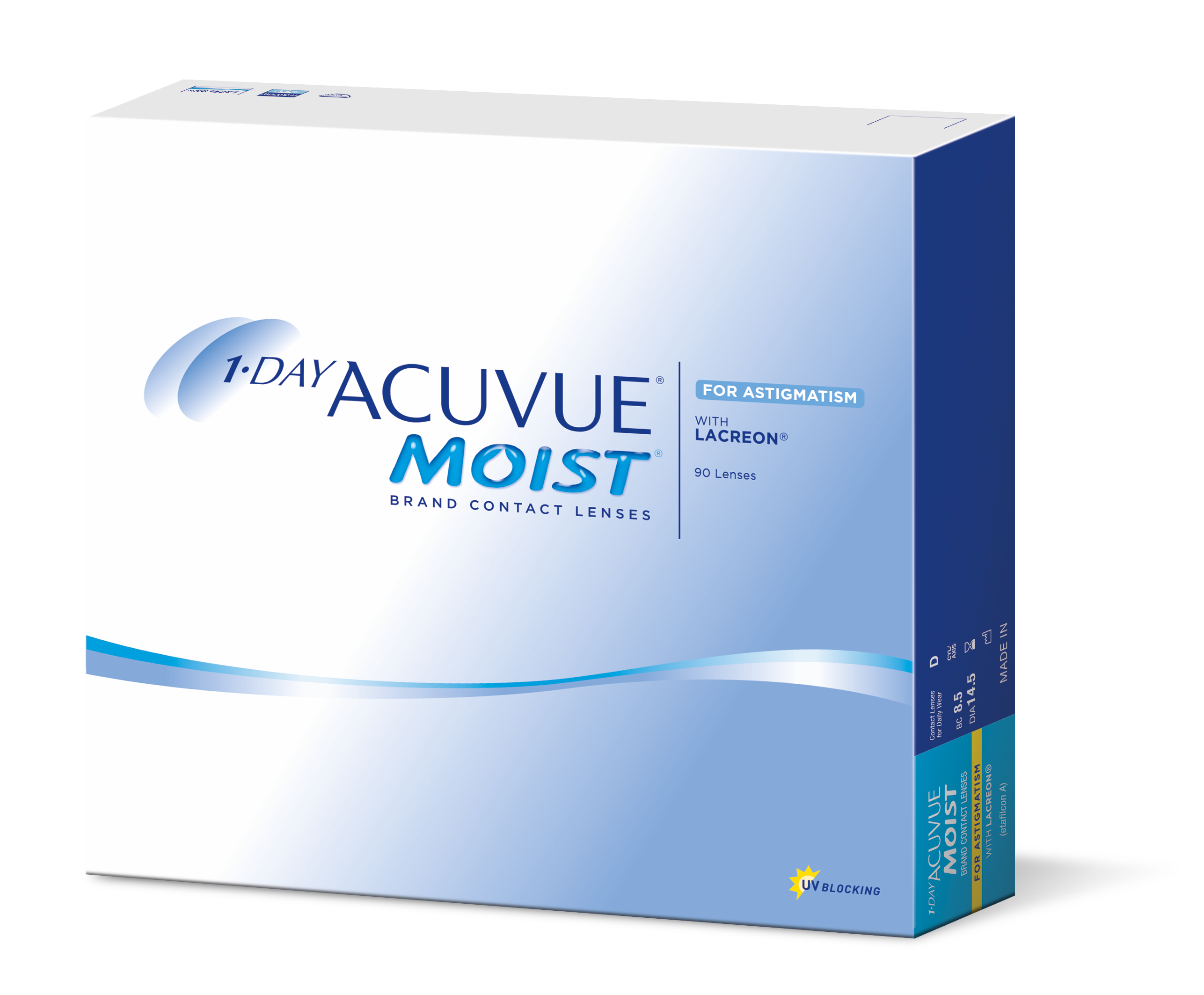 1-Day Acuvue Moist for Astigmatism 90pk контактные линзы
