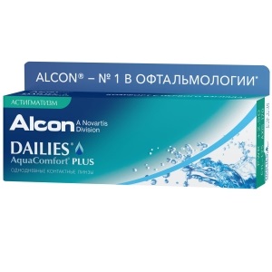 Dailies AquaComfort Plus Toric 30pk контактные линзы